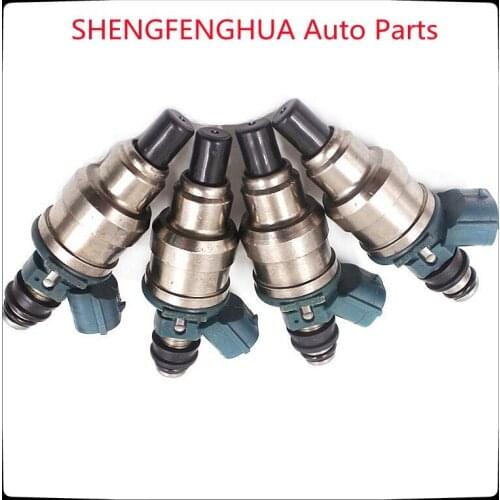 SHENGFENGHUA 4pcs Fuel Injector for 1995-1997 Suzuki Esteem 1.6L 195500-2350 1955002350 Fuel Nozzle