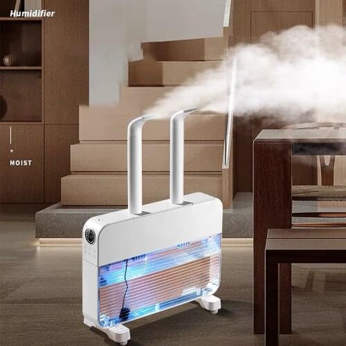 12L Top Filling Water Humidifier Smart Touch Led Display Fogger 600ML/H Large Capacity Room Humidifier