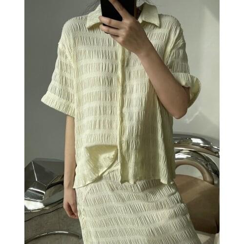 Spring woman cotton viscose shirt from set loveMODA