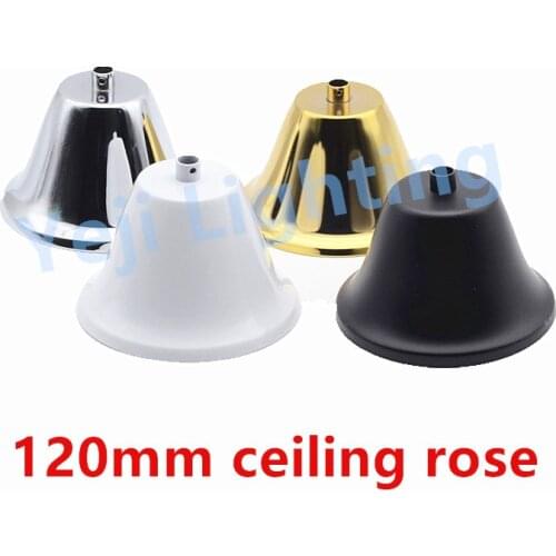 Vintage 120mm diameter ceiling rose ceiling canopy for led pendant light chandeliers E27 socket lamp base lighting fittings