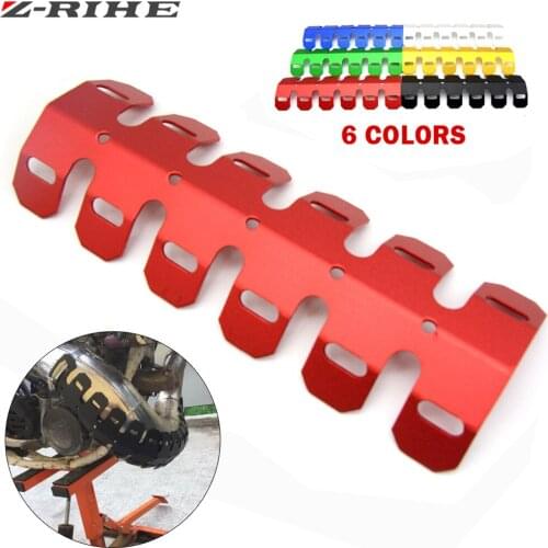 Motorcycle Exhaust Muffler Pipe Leg Protector Heat Shield Cover FOR EXC f DR DRZ RM RMX RMZ 85 125 250 400 450 Kawasaki BMW