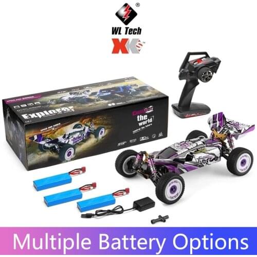 Wltoys 124019 RTR 1/12 2.4G 60km/h 4WD Metal Chassis RC Car 550 Brushed Motor Off-Road Climbing Truck Vehicles Models Kids Toys