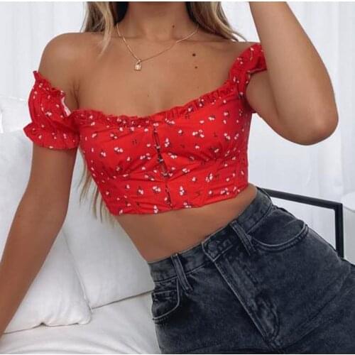 Женские короткие футболки Wsevypo China At AliExpress