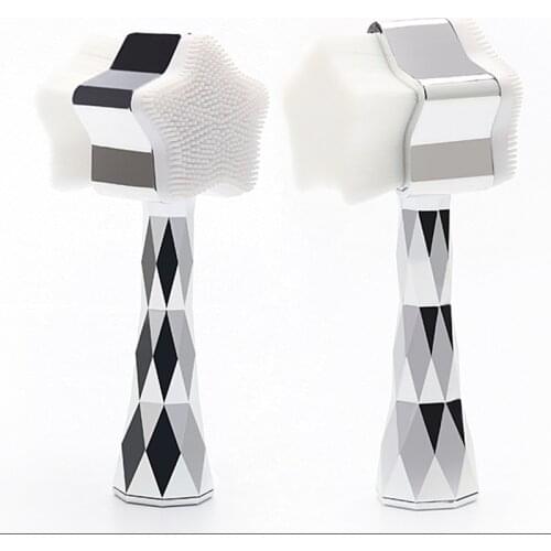 1pcs Spa Massage Deep Pore Face Cleaning Massage Exfoliating Blackhead Cleansing Facial Brush Face Exfoliating Silicone Pad