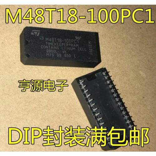 100% New&original M48T18-100PC1 M48T18-100 M48T18 IC