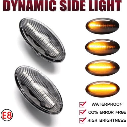 12V For Suzuki Swift Jimmy Vitara SX4 Dynamic Blinker Sequential Flasher Light Streamer Turn Signal Side Marker Lamp Car Styling