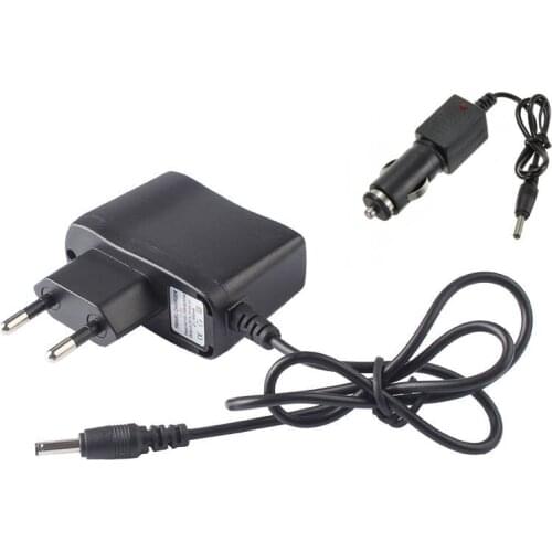 5 sets EU / US Plug Wall AC Charger for 18650 Battery Headlamp Flashlight Torch Light Lamp + Car charger