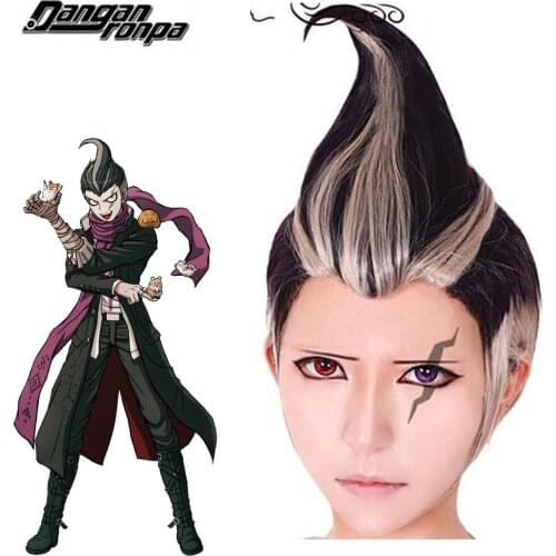 Anime Super Dangan Ronpa Danganronpa 2 Gundam Tanaka Cosplay Wig Party Halloween Cosplay Costume For Men Women