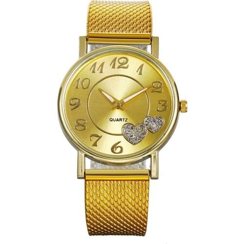 The Latest Top Fashion Ladies Mesh Belt Watch For Womens Wild Lady Creative Fashion Gift Wrist Watch Bracelet Women Watches 2021