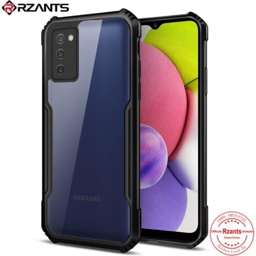 Rzants For Samsung Galaxy A03S Case Hard Air Bag Protection Slim Thin Clear Crystal Cover