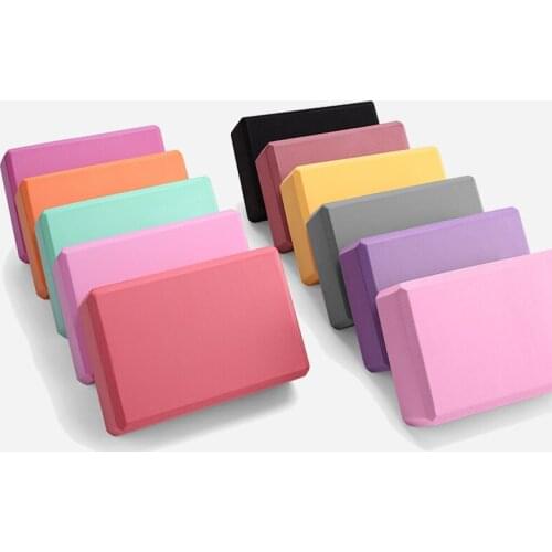 EVA Gym Blocks Foam Brick Training Exercise Fitness Set Tool Yoga Bolster Pillow Cushion Stretching Body Shaping Yoga Blocks