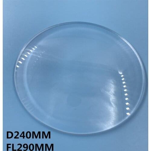 Big size Fresnel lens Diameter 240 mm Focal length 290mm Round Fresnel Lens thickness 2mm circle lens for DIY Free shipping