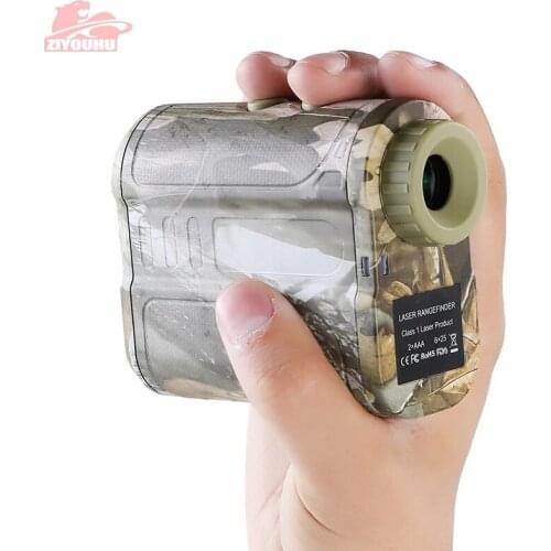ZIYOUHU Laser Rangefinder 6X Magnification 600M Distance Measurer Speed/Height/Angle Overall Measurement LRF Golf Hunting