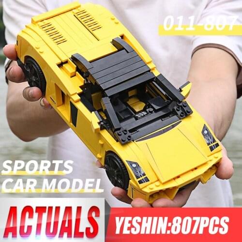 Yile 011 high-tech Car Series The 8169 Gallardo LP 560-4 Speed Sports Car Set Building Blocks Bricks Assembly Cars Toys Gifts