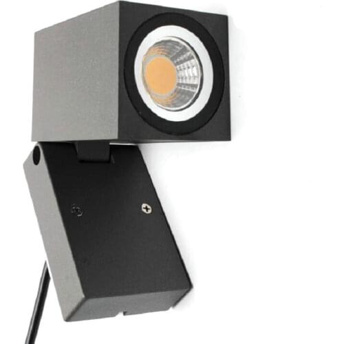 Adjustable Surface Mounted 7W COB LED Wall Lamp Outdoor Waterproof IP65 Aluminum Wall Light Garden Light Sconce