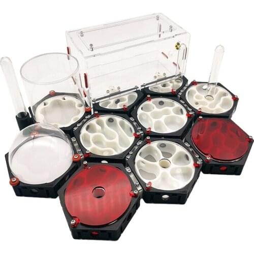 Unlimited Expansion Ant Farm Ant Space Station Drinker Moisturizing Ant Nest Pet Anthill Workshop Honeycomb Structure Ant House
