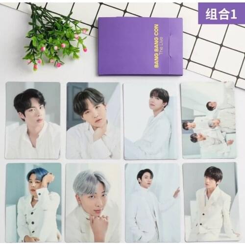 NEW South Korean Groups K-POP Bangtan Boys Poster New Album BANG BANG CON The Live LOMO Card PhotoCards JUNG KOOK JIMIN SUGA