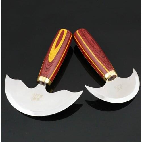 1 Pcs/set High Quality Leather Trimming Correction Knife Curved Chamfering Knife Trimming Device DIY Leather Cutting Tool