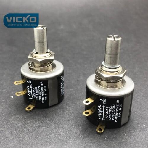 [YK]original MOD533-11 MOD 533-11 MOD 533 RES 2K 5K 10K 5% LIN.2% VISHAY SPECTROL PRECISION potentiometer High precision switch