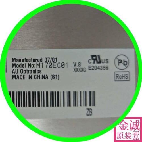 Original new M170eg01 v8/v1/v2/v3/v4/v5/v6/v7/v9 LCD display screen Available for billing