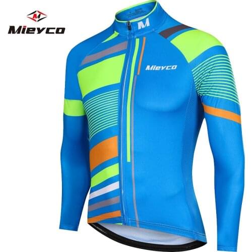 Autumn Full Sleeves Cycling Jersey Wear Maillot Ropa Ciclismo Men Bicycle Shirts Quick-dry Bike Jersey Sports Long Cycling Shirt