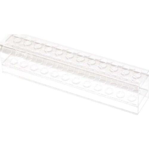 K1MF Durable Cosmetic Storage Box 24 Slots Acrylic Eyeliner Lip Liner Pencil Holder