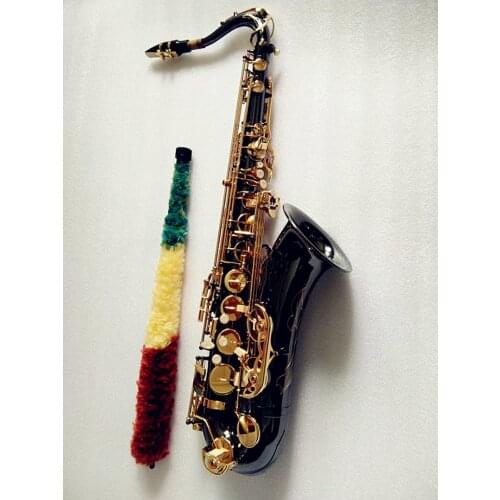 Tenor Saxophone B Top Musical Instrument Sax Black Nickel plated Gold kay saxophone accessories Professional Tenor saxophone
