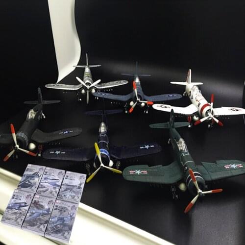Random Color New 1Pcs 1/48 Scale Assemble Fighter Model Toys Building Tool Sets Flanker Combat Aircraft Diecast War-II