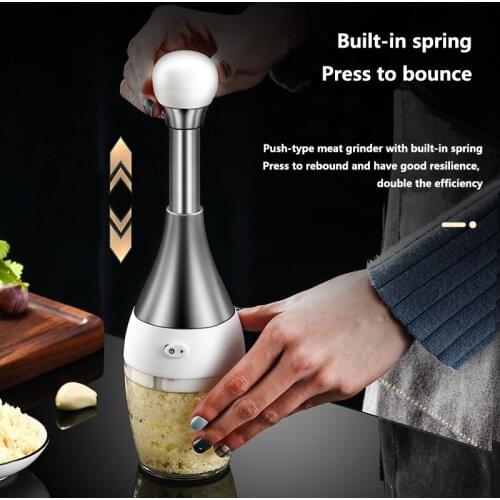 Bowling Manual Mincer Multifunctional Garlic Cutter Mini Fruit Vegetable Mud Dumpling Filling Tool Kitchen Gadgets Accessories