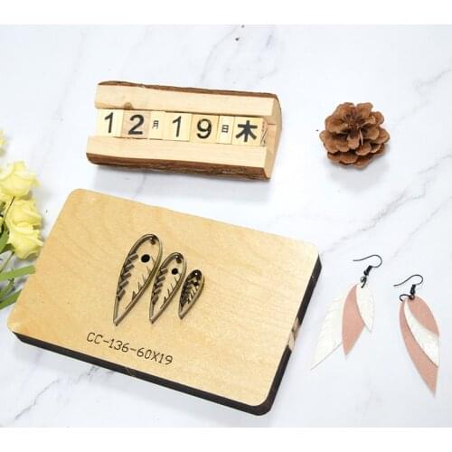 Die Cut Steel Punch Leaf Variety Of Patterns Earrings Cutting Mold Wood Dies Cutter For Diy Leather