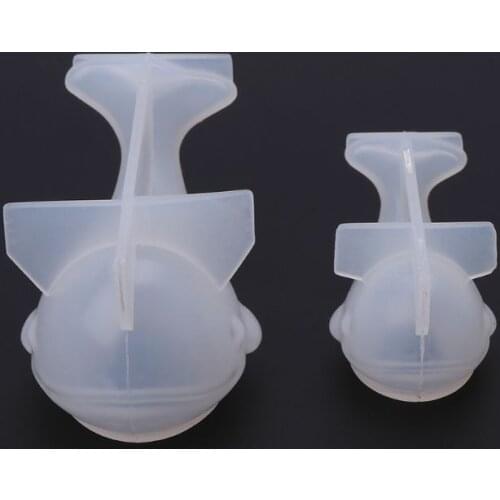 Silicone Mold Mirror DIY Epoxy Resin 3D Dolphin Animal Molds Jewelry Making Pendant Handmade Crafts Decoration Desk Ornaments