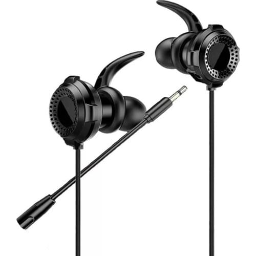 Built-in Microphone 3.5mm In-Ear Wired Call Earphone Gaming Computer Sport Headsets HiFi Headphones With Stereo Sound For Phone