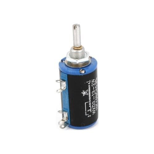 WXD3-13 10K Ohm 2W 4 Pins Rotatable 10 Turn Wire Wound Potentiometer