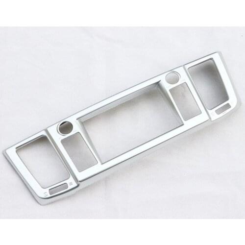 1PCS For Toyota RAV4 RAV 4 2014- 2019 ABS Matte Chrome Air Conditioner Middle Central Outlet Vent Accessories Moulding Trim