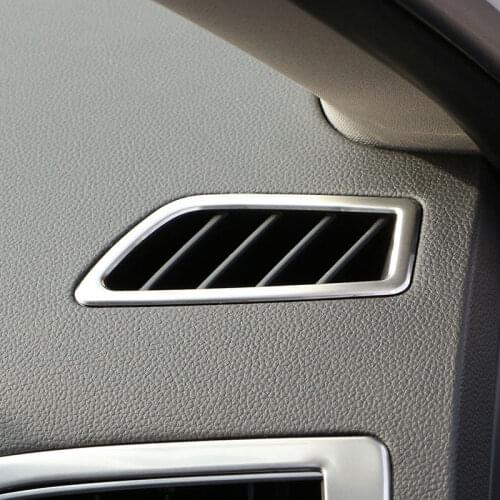 2 STYLES Car Interior Front Air Vent Protection Trim Cover Sticker for Renault Koleos for Samsung QM6 2016 2017 2018 Accessories