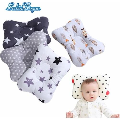 Brand Baby Pillow Sleep Support Concave Toddler Pillow Soft Cotton Newborn Pillow Cushion Infant Nursing Styling Pillow