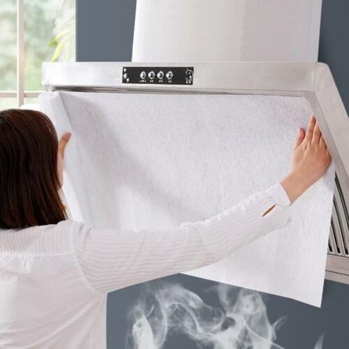 Kitchen Oil Filter Paper Sticker Cooker Hood Oil Filter Paper Moisture-proof Transparent Oil-Absorbing Paper Oil-Proof Sticker