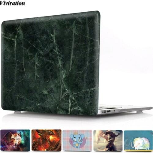 For HUAWEI MateBook 13, MateBook D15, MateBook D14 For MacBook Air 13,Macbook Air 11 A1370 A1465 Marble Laptop Anti-Scratch Case