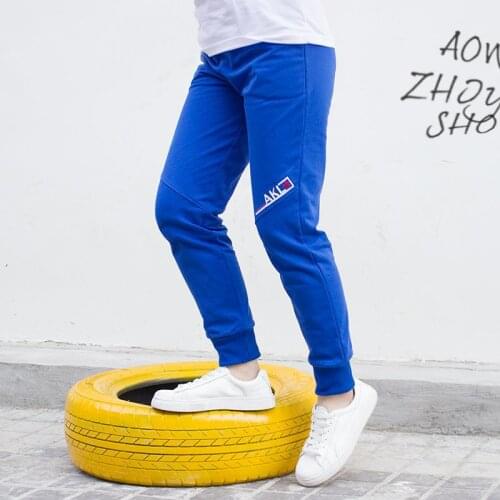 Kids cotton trousers spring and autumn new childrens clothing big children casual sports girls baby boys clothes