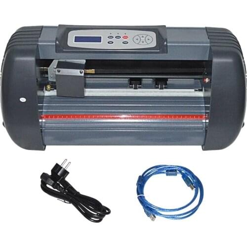 Electric Vinyl Plotter Cutter Machine 14" Plotter Cutting Sign Design Maker USB Port 375mm Vinyl Cutting Plotter