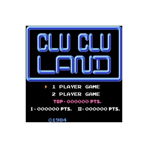 Clu Clu Land Region Free 60 Pin 8Bit Game Card For Subor Game Players