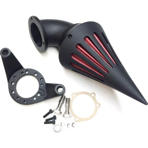 For Harley-Davidson CV Carburetor Delphi V-Twin Spike Air Cleaner filter Kit K&N Motorcycle Accessories Chrome / Black