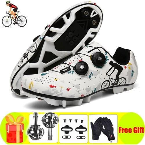 Sapatilha Ciclismo MTB Cycling Shoes Men Outdoor Sport Bicycle Self-Locking Professional Racing Sneakers Mountain Bike Bicicleta
