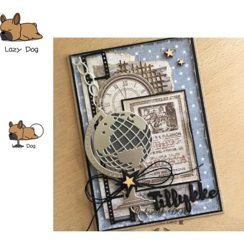 Globe Metal Cutting Dies Scrapbooking Stencil DIY Decorative Craft Embossing Die Cuts Card Making New Dies For 2019