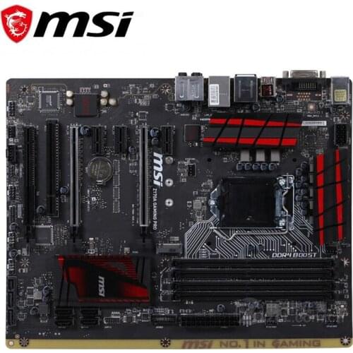 For MSI Z170A GAMING PRO Motherboard LGA 1151 DDR4 For Intel Z170 Z170M Desktop Mainboard SATA III USB3.0 PCI-E X16 3.0 Used