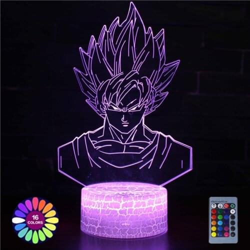 LED 3D Night Lights For Kids Gift Touch/Remote Control 7 Color Changing Desk Lamp Home Bedroom Decoration