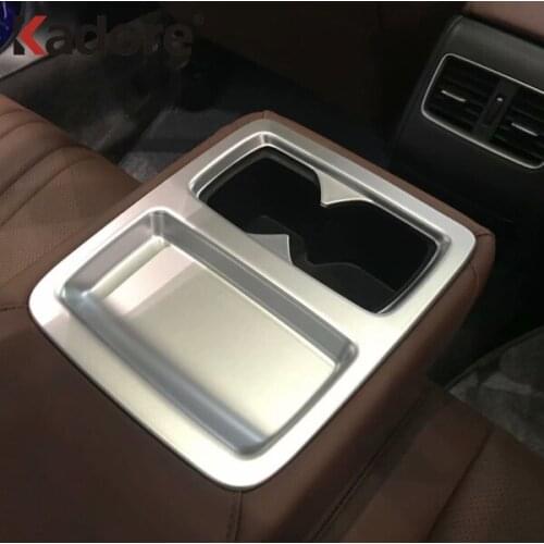 Fit For Honda Accord 10th 2018 2019 Rear Water Cup Holder Cover Trim Water Bottle Orgaizer Placement Car Interior Accessories