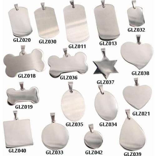 Stainless steel pendant Soldier pendant fashion necklace dog tag pendant