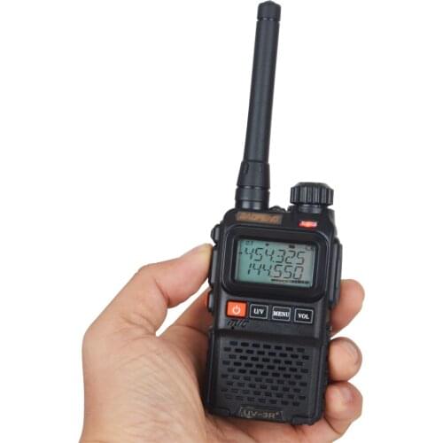 Baofeng UV 3R Plus Dual Band Mini Pocket two way radio BAOFENG UV-3R+ Plus 99 channels vhf&uhf walkie talkie free shipping