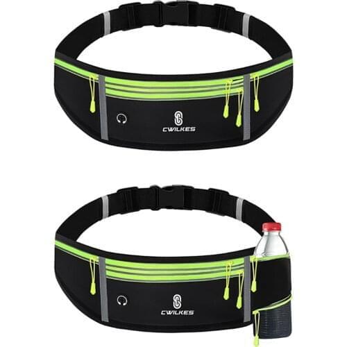 KoKossi Professional Running Waist Bag Sports Belt Pouch Mobile Phone Case Men Women Hidden Pouch Gym Sports Bags Running Waist